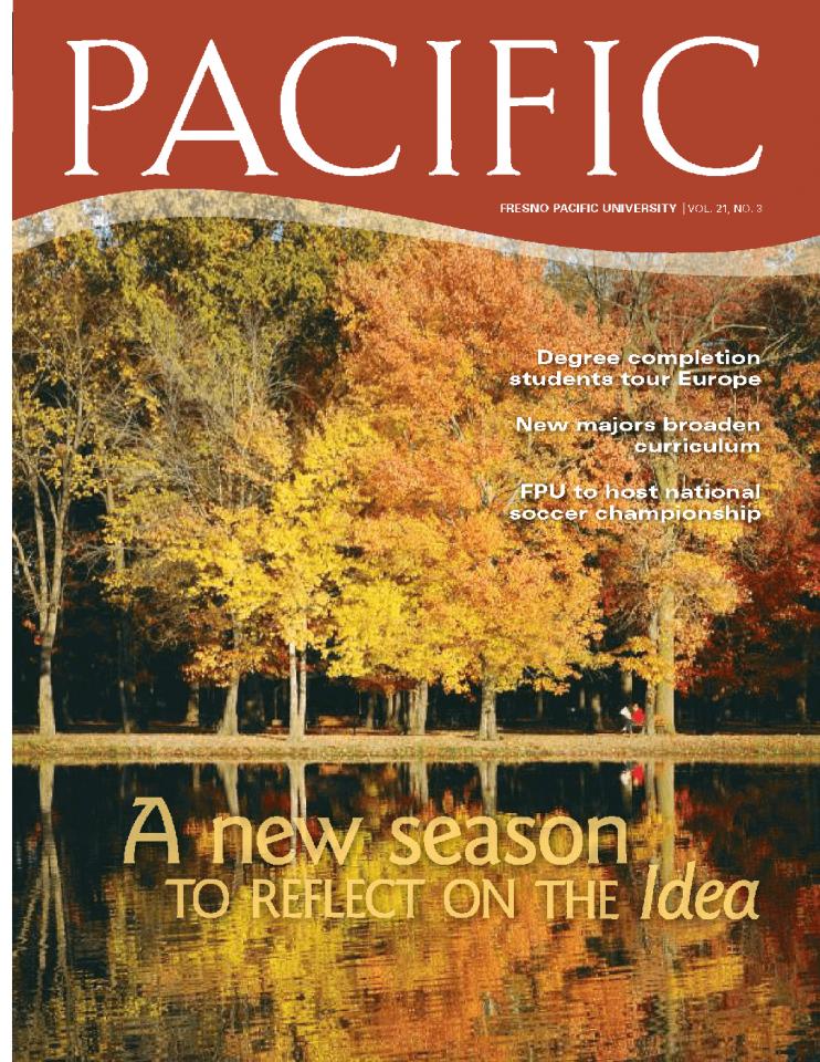 Fall 2008 Pacific Magazine cover