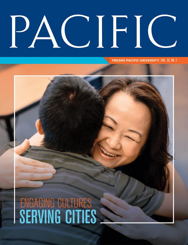 Pacific Magazine, Fall 2017 cover: Engaging Cultures Serving Cities