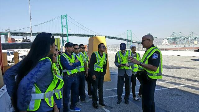 MBA students sample agriculture, port operations and communications
