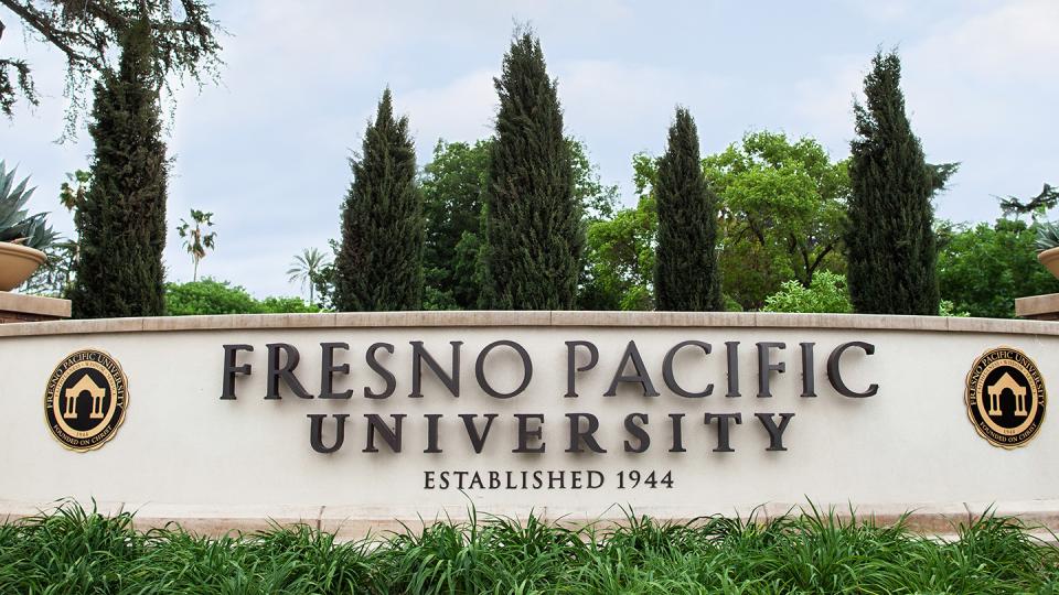 Fresno Pacific University Sign