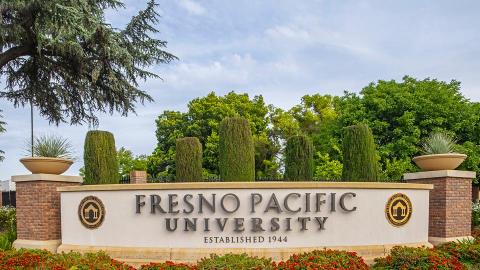 Photo of the Fresno Pacific University Sign