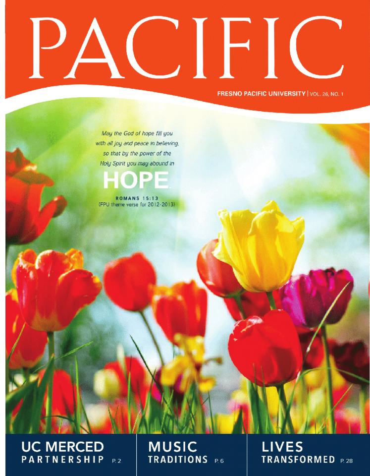 Spring 2013 Pacific Magazine cover