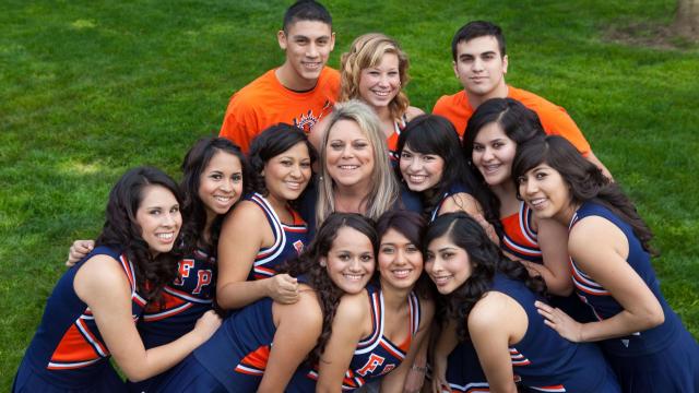 FPU cheer squad group photo