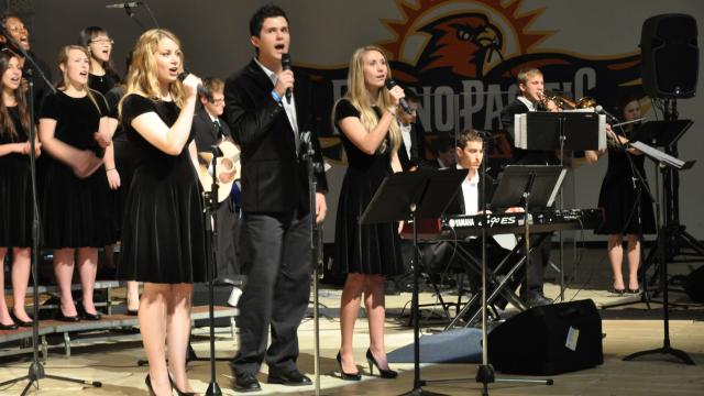 FPU choir performs in special events center