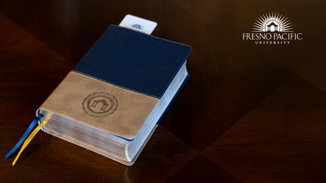 A picture of the study Bible students will receive