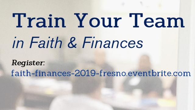 Faith & Finances event flyer