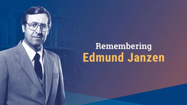 Remembering Edmund Janzen