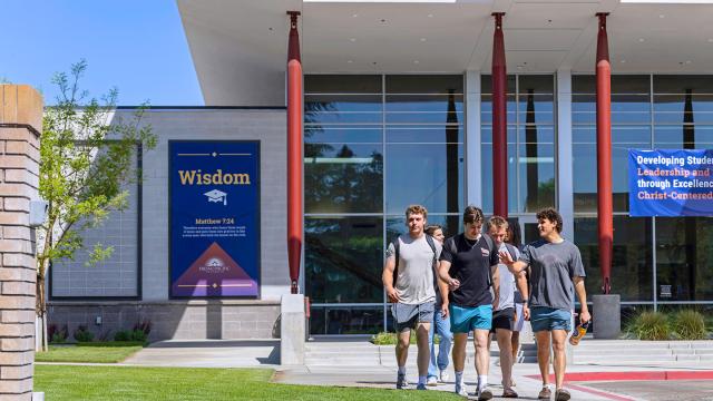 Students at Fresno Pacific University