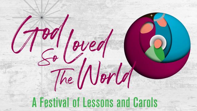Graphic for "God So Loved The World" event
