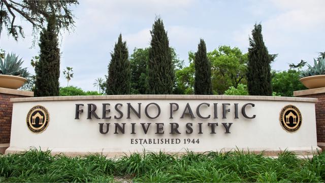 Image of Fresno Pacific University Sign