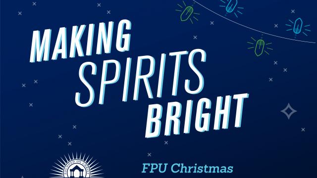 Festive graphic rendering of Making Spirits Bright