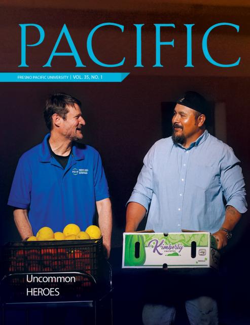 Spring 2022 Pacific Magazine Cover, Fresno Pacific University Vol. 35 No. 1