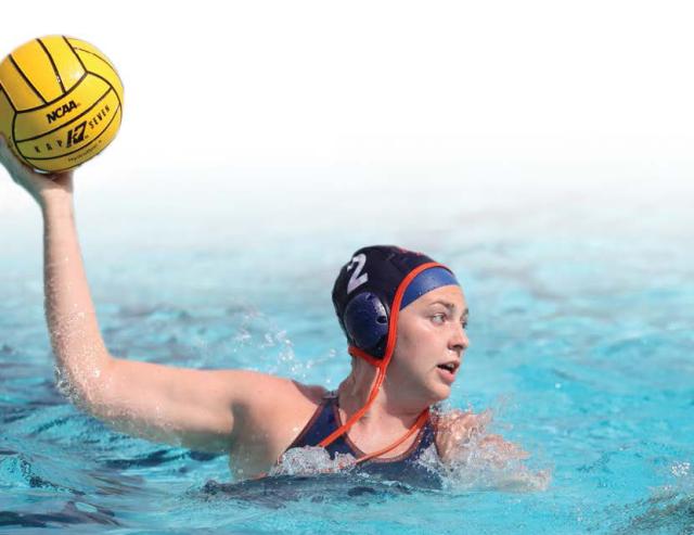 Photo of Maggie Cook playing water polo