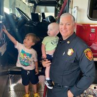 Photo of Kevin Albertson and family